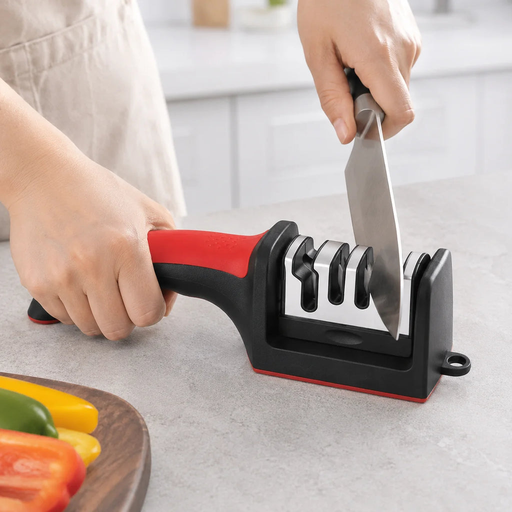 Afilador de Cuchillos Profesional de 4 Segmentos
