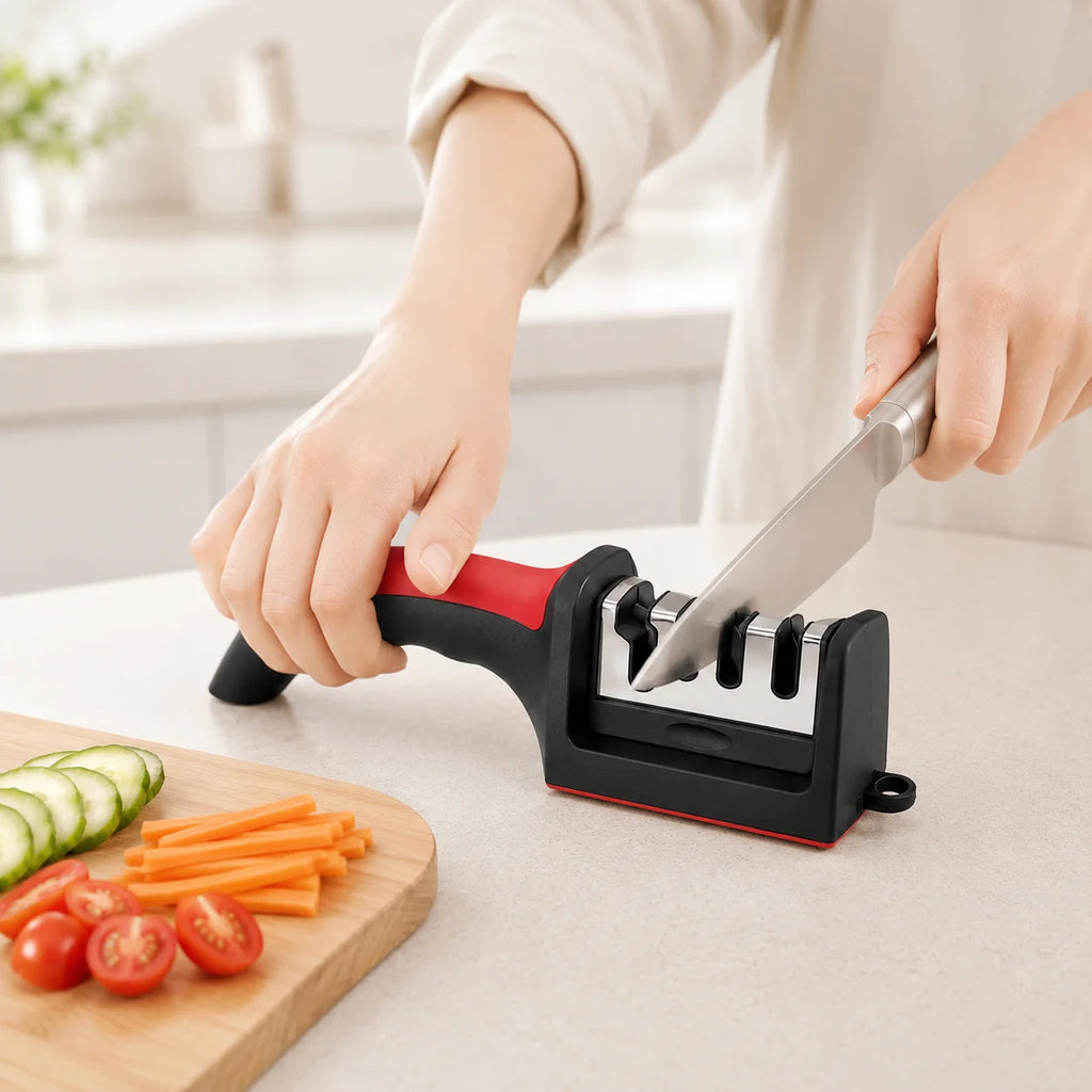 Afilador de Cuchillos Profesional de 4 Segmentos